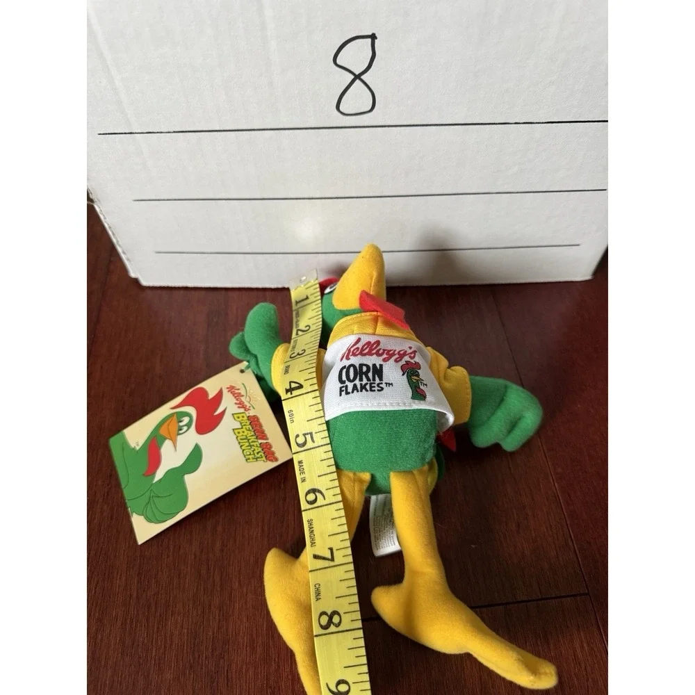1997 Kellogg's Bean Bag Breakfast Bunch Plush Cornelius Rooster Cornflakes